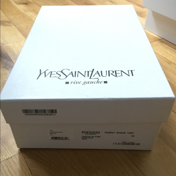 YSL Tribtoo 80 Pump Black Caviar Leather EUC - Picture 4 of 6